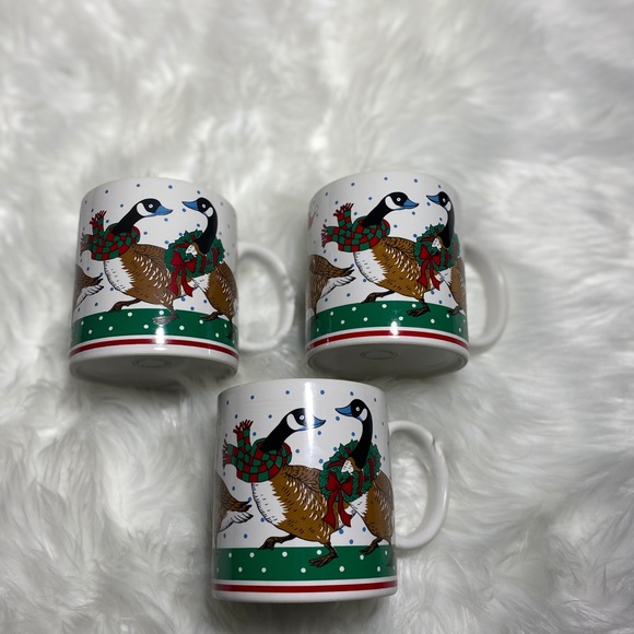 3 mug decorated with christmas ducks - Picture 2 of 8